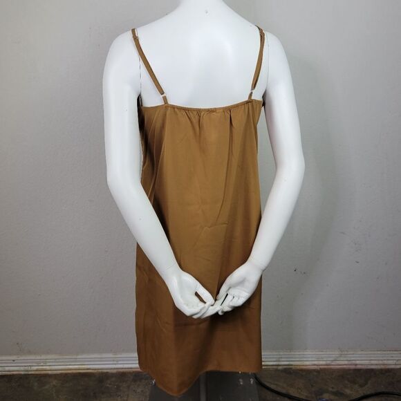 Time and Tru Leopard Print Baby Doll Lined Dress - Picture 6 of 11